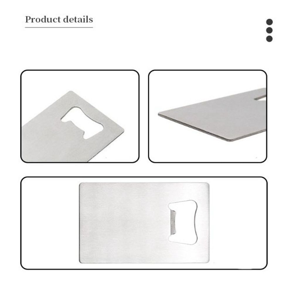 85*54mm Bottle Opener Metal Wallet Bottle Opener High Quality Credit Card Bottle Tool