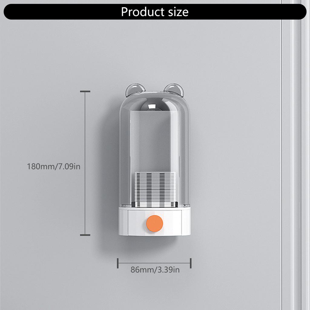 Настенные органайзеры для ватных дисков Стильное решение для хранения ватных дисков Диспенсер для ватных дисков для любителей красоты