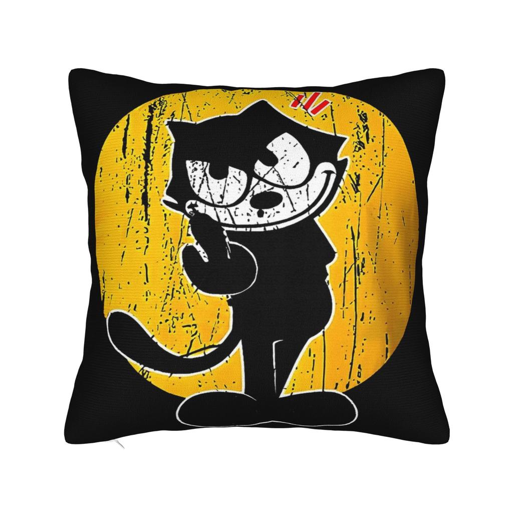 Felix The Cat Laughing Pillowcases Merchandise Soft Cushion Cover Decoration Pillow Case Cover Home Multi Size