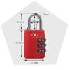 Cross-border TSA007 Customs Lock ABS Lightweight Luggage/Gym Locker Combination Padlock - New Model
