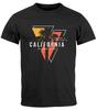 Men's California Los Angeles Surfing Motif Summer Fashion T-Shirt USA-
