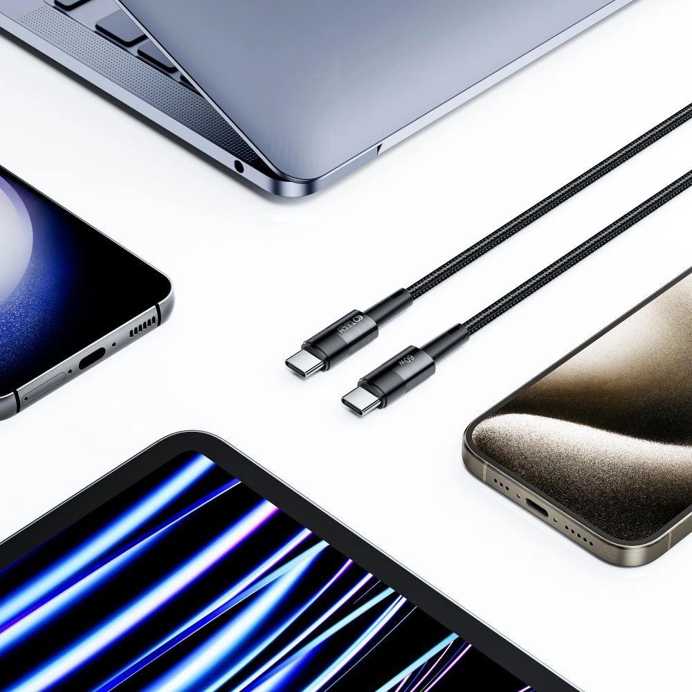 Kabel Tech-Protect Ultraboost Usb-C / Usb-C Pd 60W 3A 0.25M - Szary