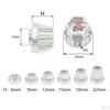 Hexagon Wheel Hubs Spare Parts Aluminum Alloy Modification Accessories Widening for RC Crawler