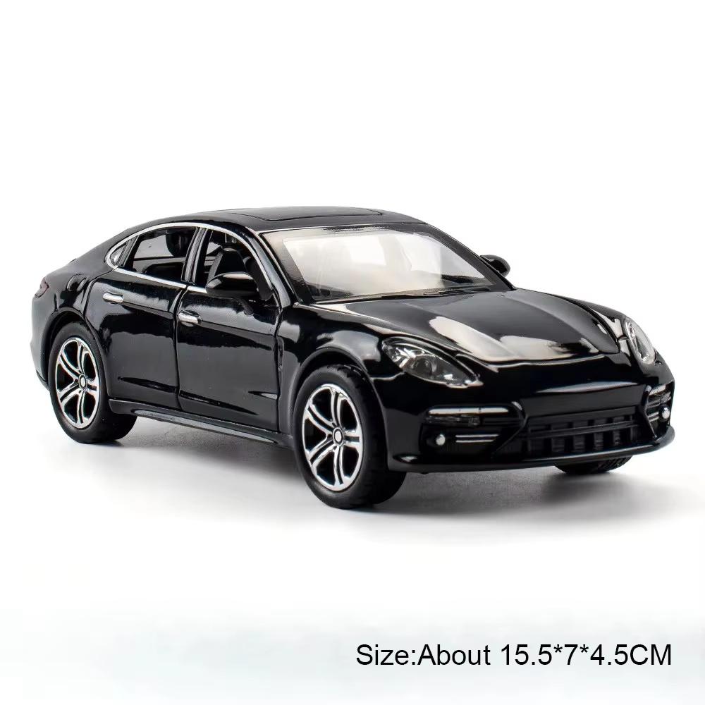 1:32 Macan Panamera Легкосплавная Модель Спортивного Автомобиля Литые Игрушки Двери 4 Двери Открываются со Звуком Светом Инерционный Металлический Транспорт Мальчикам Подарки