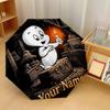Custom Text Automatic 8 Bone Umbrella, Portable Sun Rain Protection UmbrellaCasper the Friendly Ghost