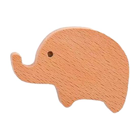 Wooden Wall Hook Lightweight Adhesive Hook with Natural Wood Grain Design Hook for Items Kids Schoolbags Hats