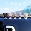 Car Dashboard Doll Figure Accessories Interior Props, Cookies and Cream, 1 piece,Korean Car Acc