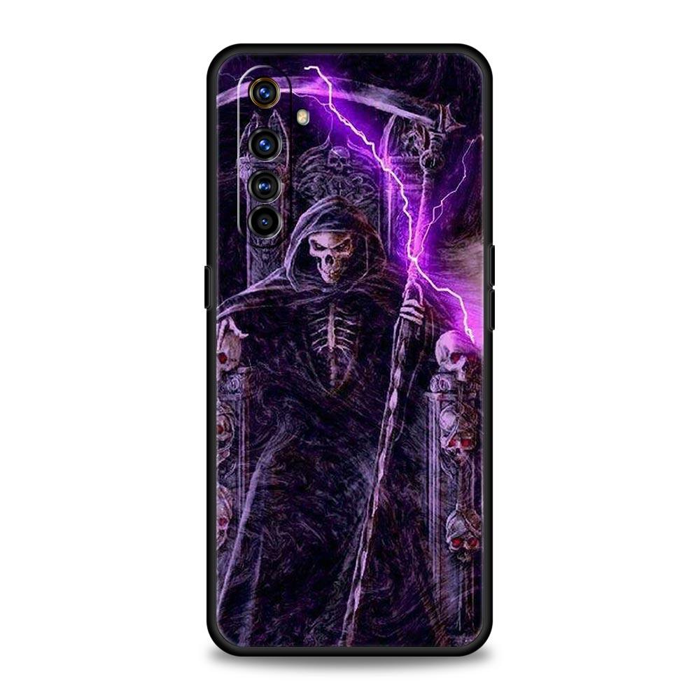 Чехол для телефона с черепом Жнеца для Realme 16 15T 14 13 12 11 10 4G 9 8 5G Pro Plus C21 C25 C35 GT5 GT3 GT2 Neo 2 3 3T 5
