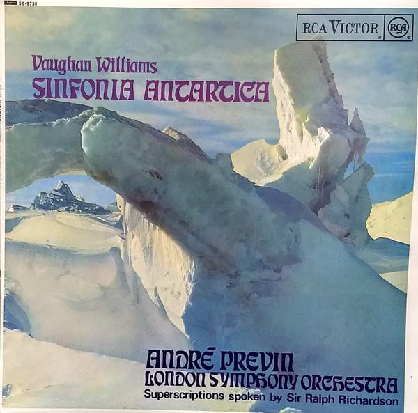 Виниловая пластинка RALPH VAUGHAN WILLIAMS , LONDON SYM - Sinfonia Antartica SB6736 RCA Victor Red UK Классика Б/у