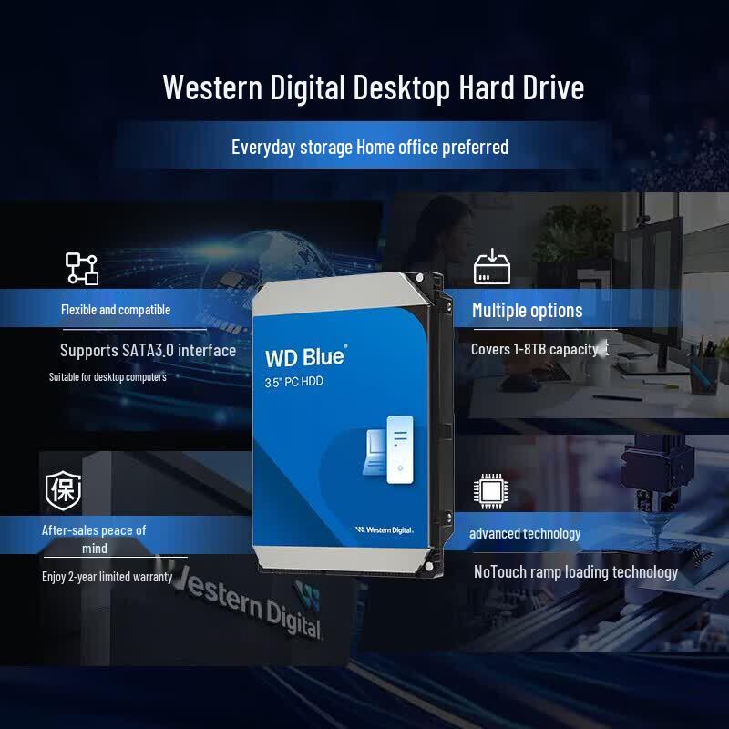 WD Синий настольный жесткий диск на 4 ТБ
