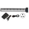 Складное пианино 88 клавиш с двумя рожками Bluetooth MIDI-функциями, питание от батареек, складное, портативное, сворачиваемое