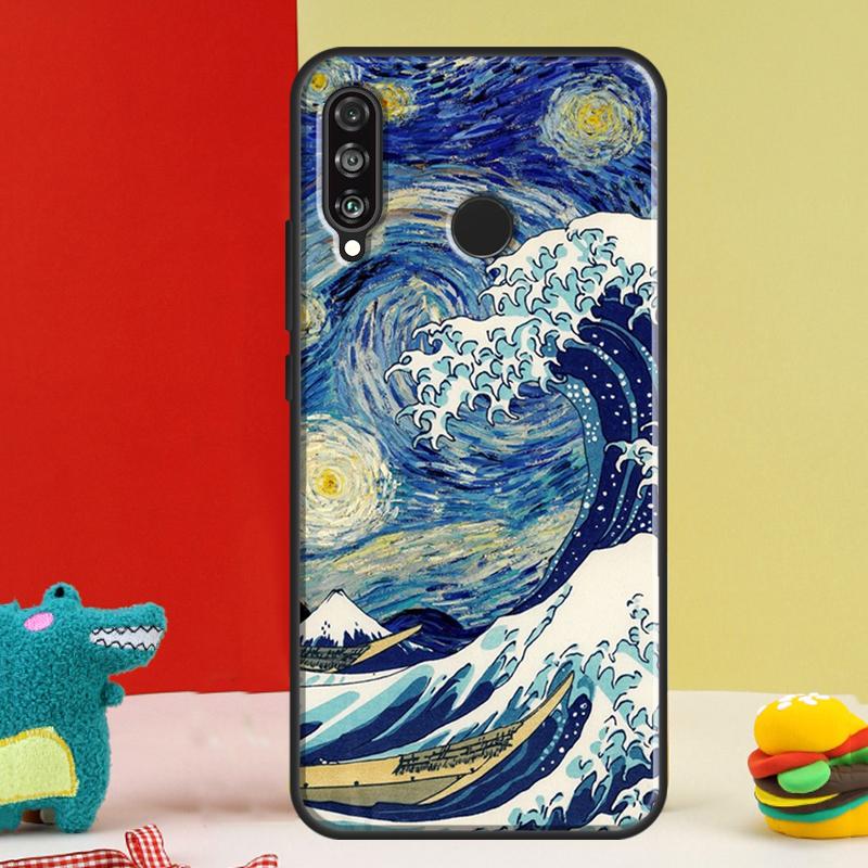 Звездная ночь Ван Гога Для Huawei Nova Y91 Y90 Y60 Y70 Y72 Y61 9 10 SE 12i 12s 11i 5T P60 Pro P20 P30 P40 Lite Чехол