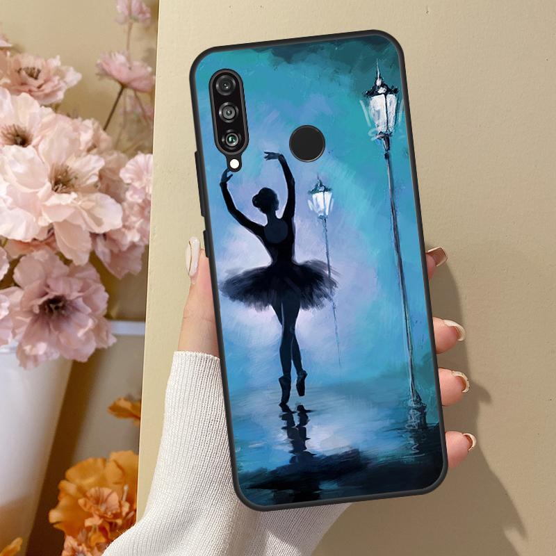 Гимнастика масляная живопись для Honor 50 8X 9X 10i чехол для Huawei P50 Pro P20 P40 P30 Lite P Smart 2021 Nova 5T чехол
