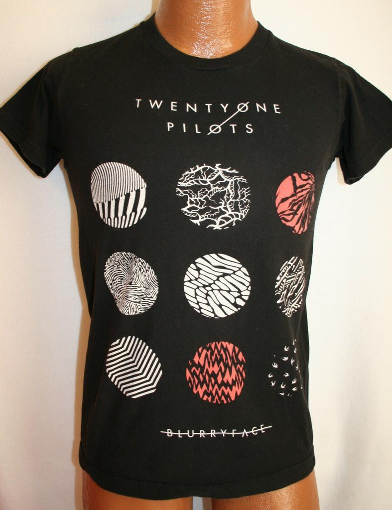 TWENTY ONE PILOTS Альбом Blurry Face Футболка Взрослая Маленький Размер Рок