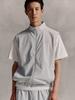 Men's New Balance Vests Men's Gray/GYM Stand Collar Moderate Other