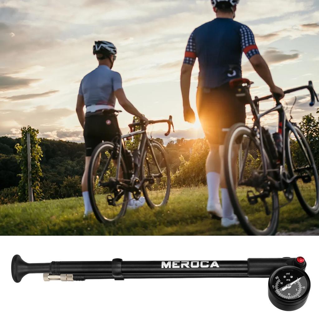 Насос для амортизатора, воздушный насос высокого давления для горного велосипеда, 300 фунтов на квадратный дюйм для вилок и амортизаторов, амортизаторы для вилок