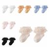 3Pairs Lace Lolita Baby Ankle Socks Sweet Toddle Princess Socks Children Cotton Socks  Autumn Spring