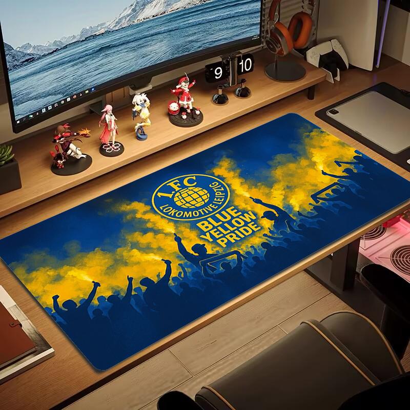 Lokomotive Leipzig Mouse Pad Large Gaming Table Cushion Non-slip Laptop Tablet Big Mousepad XXL Mat Mini PC Playmat With Lock edge_xia