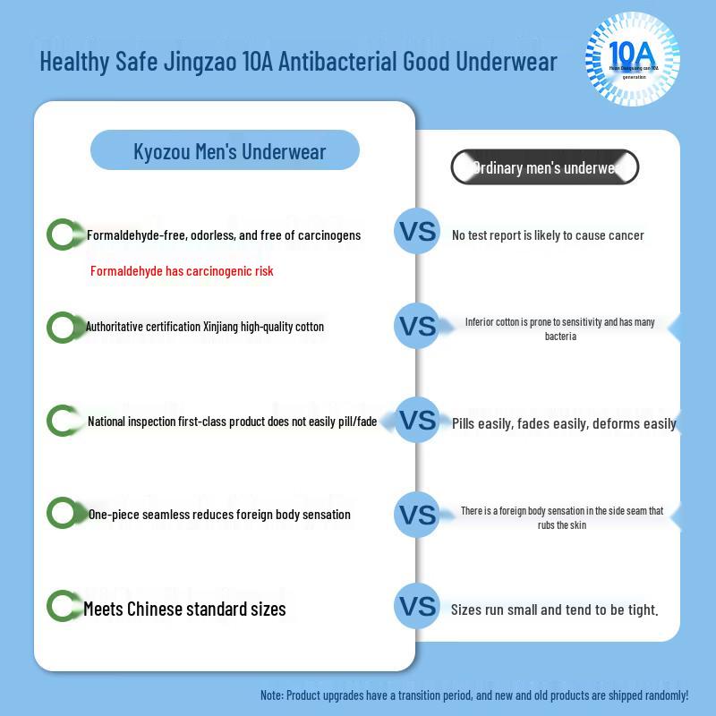 Мужские боксеры-брифы из антибактериального хлопка, 4 шт., от JD Sourced