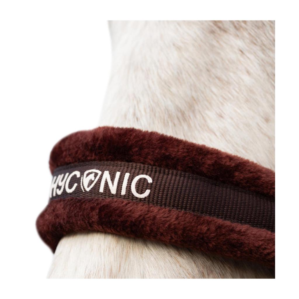 HYCONIC Faux Fur Horse Head Collar & Lead Rope