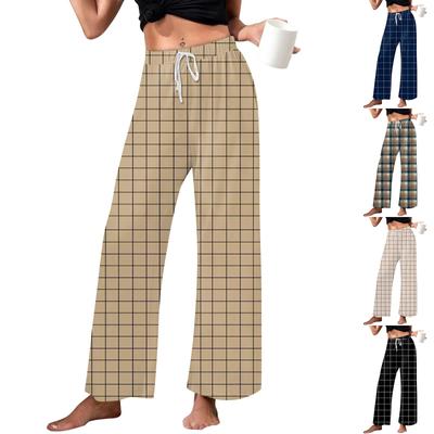 Женские домашние брюки с принтом Allover, пижамные брюки для сна, длинные брюки, пижамные брюки, брюки для йоги