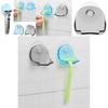 Stylish Plastic Super Suction Cup Razor Organizer With Space Saving Design For Bathroom