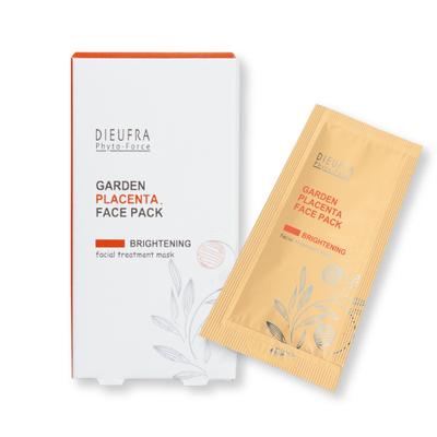 Garden Placenta Face Pack маска для сияния кожи, 10 шт
