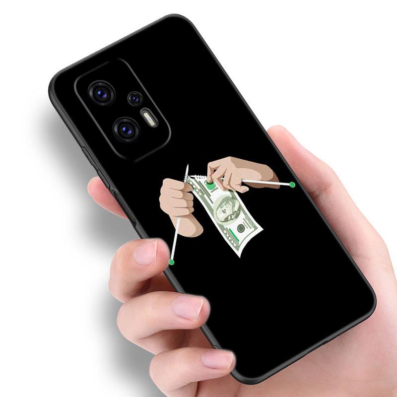 Banknote Dollar Cash Money Phone Case For Xiaomi POCO F2 F3 M2 M3 M4 X3 X4 Pro NFC F4 GT 5G F1 X2 C3 C31 C40 M5S TPU Black Cover