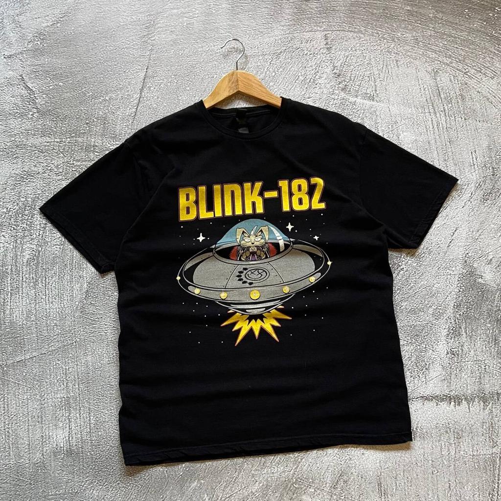 Blink-182 UFO 2023 2024 T-Shirt Black Size L Tour