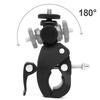 Universal Rotating Clamp Bike Bicycle Motorcycle Handlebar Handle Clamp Bar Camera Mount Tripod Adapter For Sport Camera DV DSLR