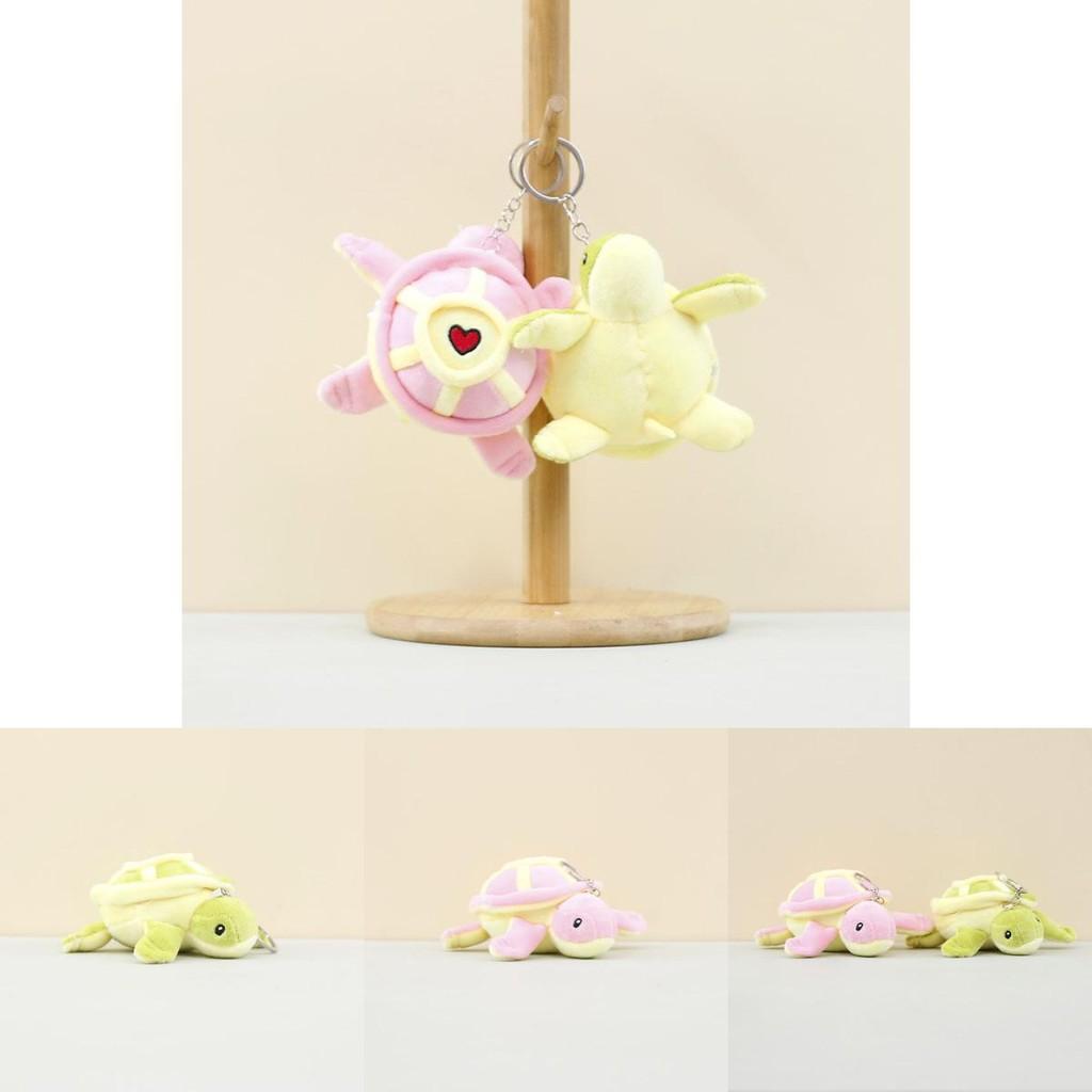 Adorable Cute Plush Turtle Keychain Accessory Soft Stuffed Animal Doll For Bags