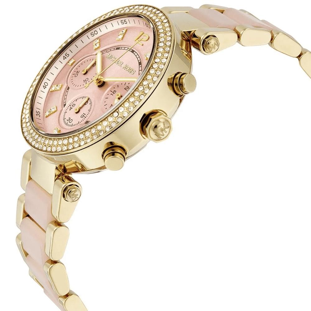Michael Kors MK6326 Parker Pink Dial Ladies Watch