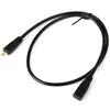 Cablecc HDMI Micro HDMI Male To Micro HDMI Female Extension Cable 30cm 1.4 D-Type M/F