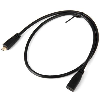 Кабель-удлинитель Cablecc HDMI Micro HDMI Папа к Micro HDMI Мама 30 см 1.4 Тип D М/Ж