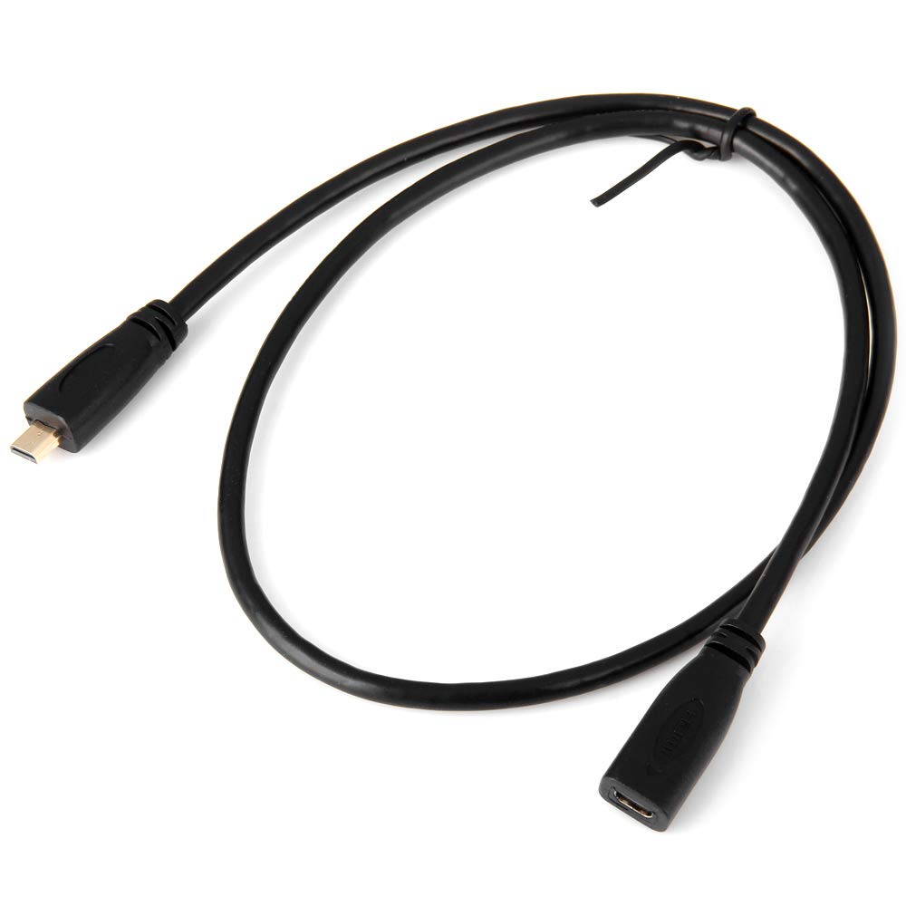 Кабель-удлинитель Cablecc HDMI Micro HDMI Папа к Micro HDMI Мама 30 см 1.4 Тип D М/Ж