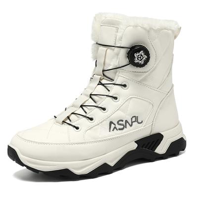 Женские зимние ботинки большого размера, удобные, теплые, нескользящие, хлопковые ботинки для холодной погоды, мужские зимние ботинки