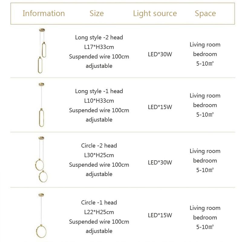 Современная светодиодная минималистская подвесная люстра для спальни, ресторана, гостиной, золотая, черная, подвесная лампа, декоративные светильники