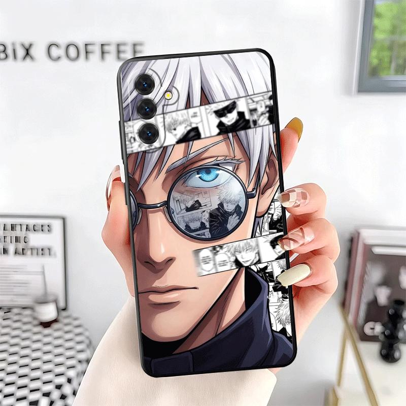 Anime Gojo Satoru JUJUSU Soft Phone Case for Samsung A17 A37 A57 A16 A26 A36 A56 A15 A25 A35 A55 A14 A24 A34 A54 A13 A23 A33 A53