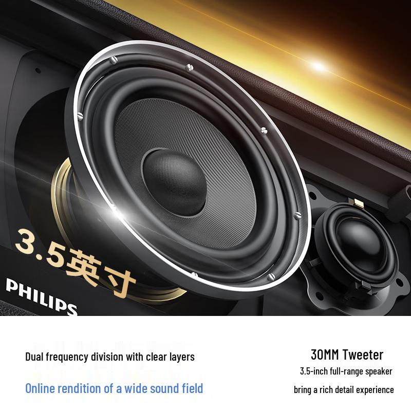 Philips TAS6500 Ретро Настольный Bluetooth-динамик Штепсель CN (адаптер в комплекте) (Китайская версия)