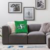 Saskatchewan Roughriders Square Pillowcase Polyester Linen Velvet Creative Zip Decor Pillow Case Room Cushion Cover 45x45