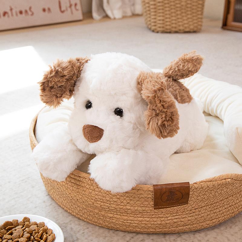 Puppy Lying Down Doll Cute Animal Plush Toy Small New Bed Doll Gift