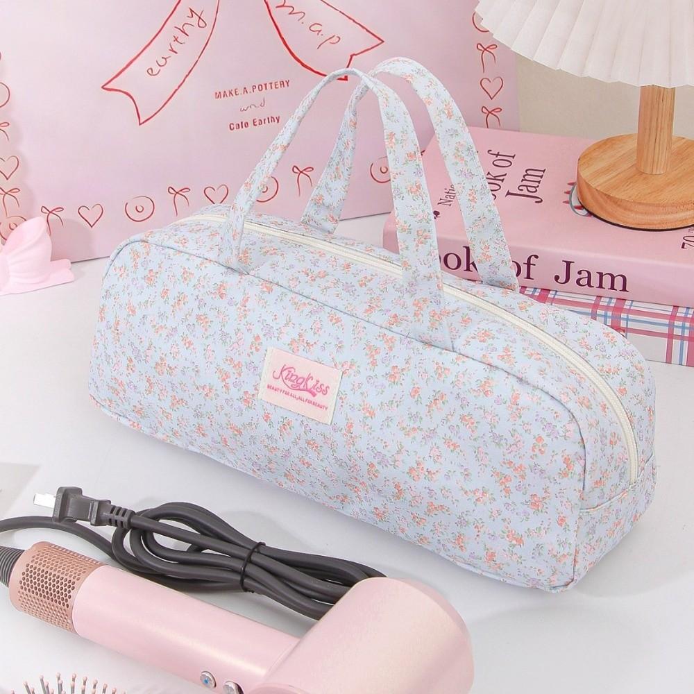 Polyester Fabric Hair Tools Organizer Bag Large Capacity Portable Carrying Case For Travel