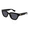 Grey Cat Eye Ladies Sunglasses Gg1578s 001 54