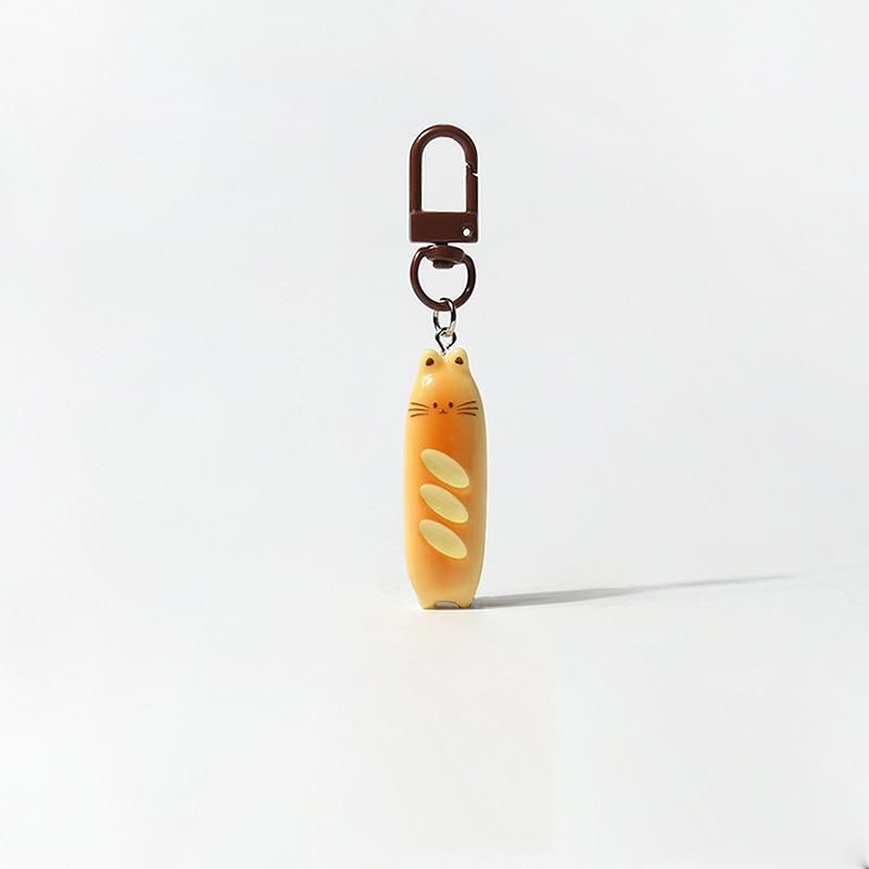 Милый мультяшный багет брелок личность кавайный животное хлеб автомобиль брелок кулон рюкзак украшения аксессуары подарки