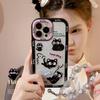 Игривый Кот Магнитный Чехол для iPhone 17 Pro Max, Apple 13 и 16 с Милым Граффити и Браслетом