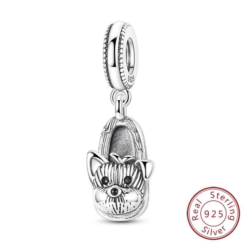 Оригинальные медные шармы-бусины Зимняя снежинка Снеговик Иглу Пингвин Подвеска Подходит для браслетов-шармов Женские украшения Подарок