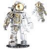 Mechanical Aerospace Astronaut Building Blocks Space Detect Assemble Bricks Toys Desk Decoration Gift for Children