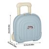 Rolling Wheel Rolling Storage Case Mini Toy Organizer Gifts Mini Luggage Box