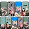 Чехол для iPhone 16 15 Xiaomi Redmi Note 14 13 12 11 Pro Max X 8 9 16e Samsung Galaxy S25 S24 S23 Moto OPPO Huawei Spy X Family Anya Forger Phone Case