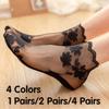 Lace Ankle Socks For Women 1 Pairs/2 Pairs/4 Pairs Ruffle Socks Women - Fishnet Ankle Women Socks